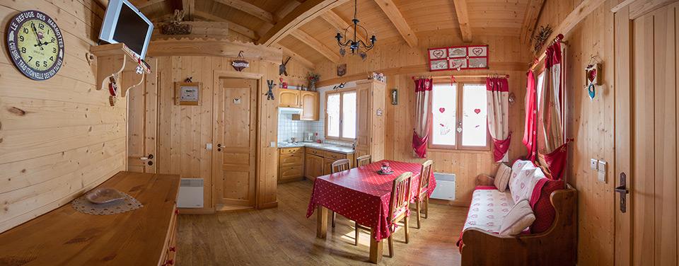 Equipment in the rental chalets on the camp site | Camping Bornand Equipment in the rental chalets on the camp site | Camping Bornand