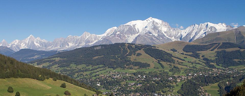 Camping avec vue Mont-Blanc